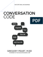 Gregory Peart The Conversation Code How To Upgrade Your Social Skills and Your Life Aurelius Books