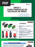 Tipos y Caracteristicas de Valvulas de Riego