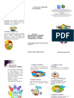 Triptico INTELIGENCIAS MULTIPLES