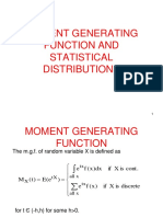 MGF, Discrete Statistical Distributions - 551