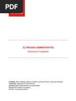 Informe Proceso Administrativo