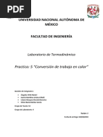 P5 Conversión de Trabajo en Calor