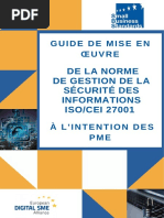 Guide PME Pour La Mise en Place de l'ISO/IEC 27001