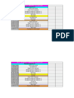 Content Schedules