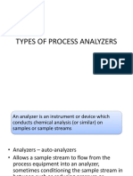 Types of Process Analyzers