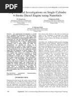 Experimental Investigations On Single Cylinder 4-Stroke Diesel Engine Using Nanofuels