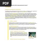 Estadios Evolutivos Del Razonamiento Moral Kohlberg