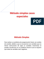 Clase de Casos Especiales Del Metodo Simplex