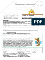 PRUEBA Diagnóstico Séptimo 2018