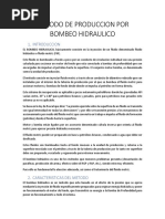 Metodo de Produccion Por Bombeo Hidraulico