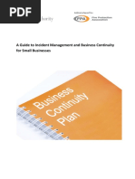 A Guide To Incident Management and Business Continuity For Small Businesses