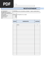 Formato de Receta Estandar