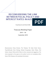 Treasury Working Paper 2010 04