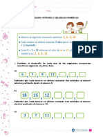 Patrones y Secuencias Numèrcias