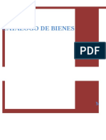 Catalogo de Bienes Actualizado - 2018