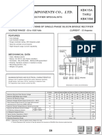 Datasheet Ponte Retificadora KBK15M