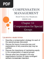 Chapter 14 - Compensation For Special Groups