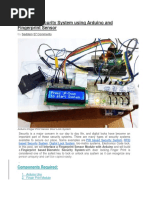 Biometric Security System Using Arduino and Fingerprint Sensor