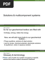 Geochemistry - 04 - Solutions Multicomponent System