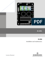 Leroy Somer - Voltage Regulator R450 Installation and Maintenance