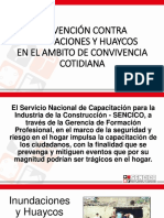 Charlas de Prevencion Inundaciones y Huaycos PDF