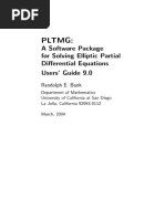 PLTMG:: A Software Package For Solving Elliptic Partial Differential Equations Users' Guide 9.0