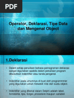 2 Operator Deklarasi Tipe Data