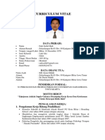 CV Untuk Presentasi