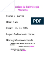 Reglamentos, Sistema de Evaluacion de Embriología