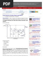 Circuit Schematic LiPo Battery Charger Using LM324 IC