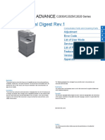 Canon imageRUNNER ADVANCE C2030 C2025 C2020 Series Service Manual Digest PDF