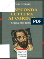 Bruno Corsani La Seconda Lettera Ai Corinzi 