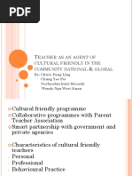 Teacher As An Agent of Cultural Friendly in National and Global