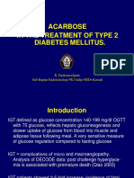 ACARBOSE in The Treatment of T2DM