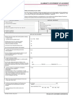 Accident Form 1 - Claimant's Statement of Accident PDF