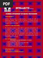 Summer Internship On Image Processing Intellectz11