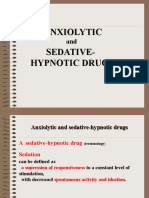 Anxiolytic Sedative-Hypnotic Drugs