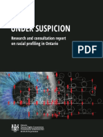 Under Suspicion - Research and Consultation Report On Racial Profiling in Ontario - 2017