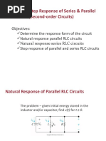 Natural and Step Response of Series and