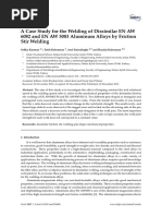 Metals: A Case Study For The Welding of Dissimilar EN AW 6082 and EN AW 5083 Aluminum Alloys by Friction Stir Welding