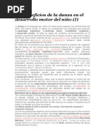 Los Beneficios de La Danza en El Desarrollo Motor Del Niño