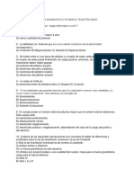 Prueba de Diagnóstico, 8° Básico Física, Electricidad