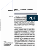 Barrett's Esophagus:: Progress in Radiology