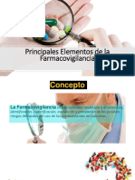 Principales Elementos de La Farmacovigilancia