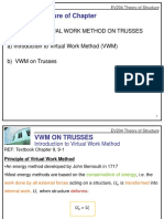 Structure of Chapter: Chapter 5: Virtual Work Method On Trusses