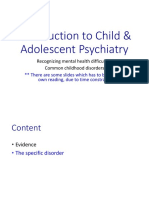 Intro Child Psychiatry