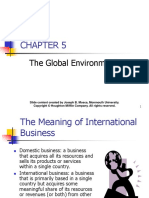 The Global Environment: Slide Content Created by Joseph B. Mosca, Monmouth University