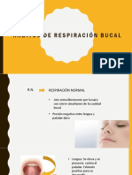 Habitos de Respiración Bucal