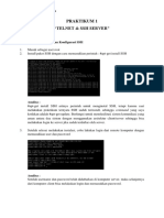 Praktikum 1 (Telnet SSH)