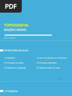 Topografia Aula 01 - Noções Gerais Objetivos e Divisão